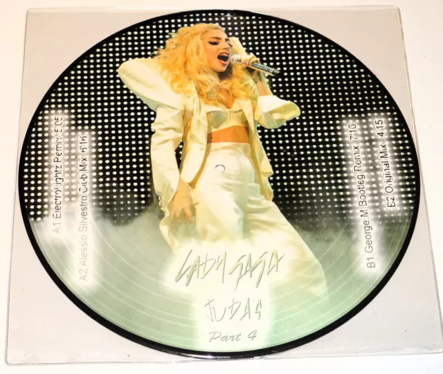 Lady Gaga – Judas (Part 4) - 2011 France 12" LP Vinyl Record Picture Disc