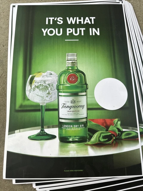 Tanqueray Bar Poster