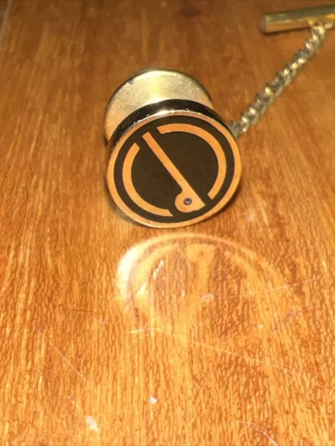 Dunhill tie tack pin gold tone