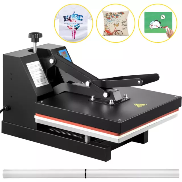 Digital 15"X15" Heat Press Machine Large T-Shirt Transfer Printing Clothing