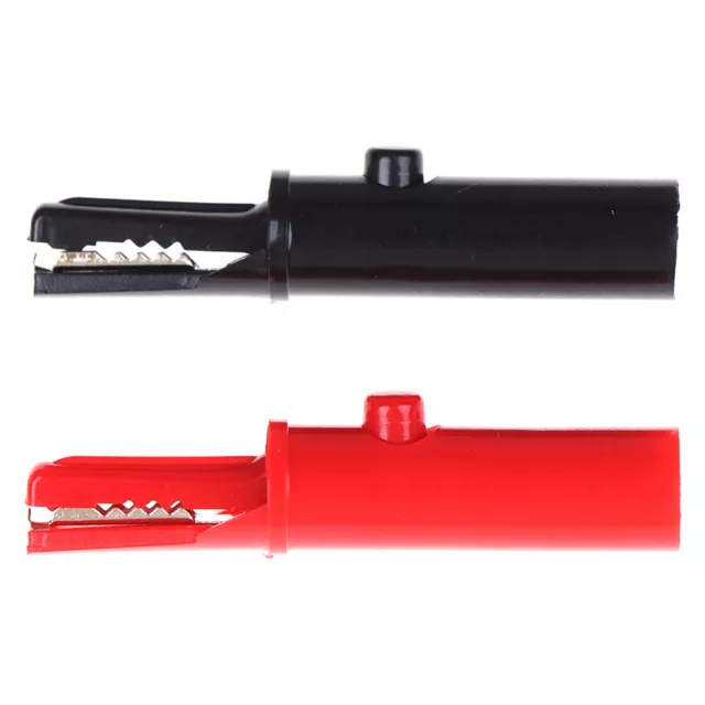 2x clip in alligatore protezione completa tipo pulsante per multime professionale*/t