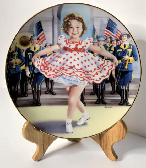 Shirley Temple Stand Up and Cheer Danbury Mint Collectors Plate Numbered Ltd Ed