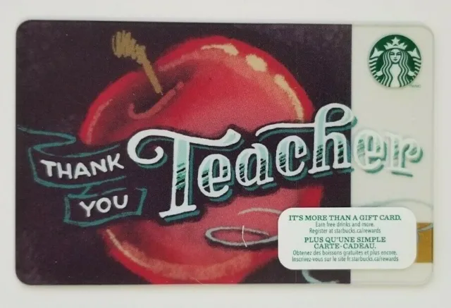 Starbucks Card US 2014 Thank You Teacher MS 6097