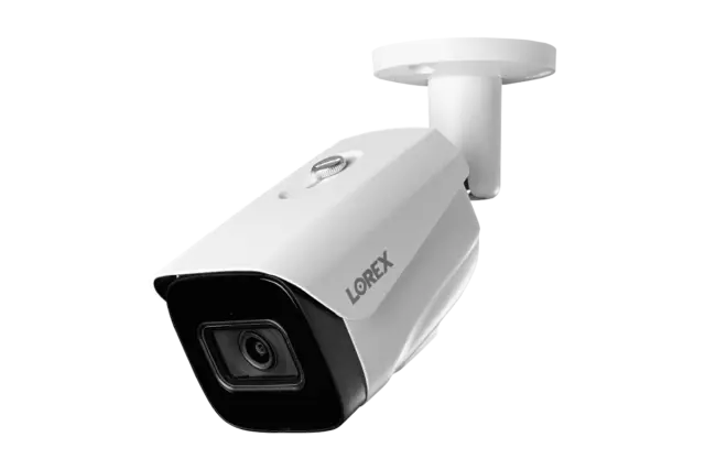 Lorex LNB9252B 4K (8MP) Smart IP White Security Bullet Camera w/Listen-in Audio