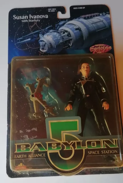 Babylon 5 B5 Action Figur Susan Ivanova - SIGNED