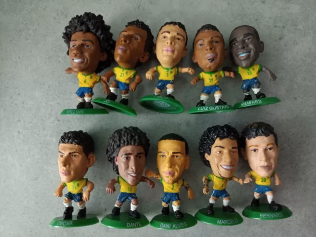 SOCCERSTARZ BRASIL BRAZIL Marcelo & Bernard Official Figures Brand New  Boxed £4.00 - PicClick UK