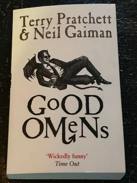 GOOD OMENS by Terry Pratchett & Neil Gaiman (Paperback 2014) MADE INTO TV SERIES