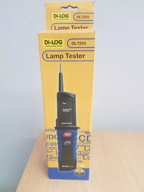Di-LOG Lamp Tester DL7203 Lamp Tester CAT II 250v