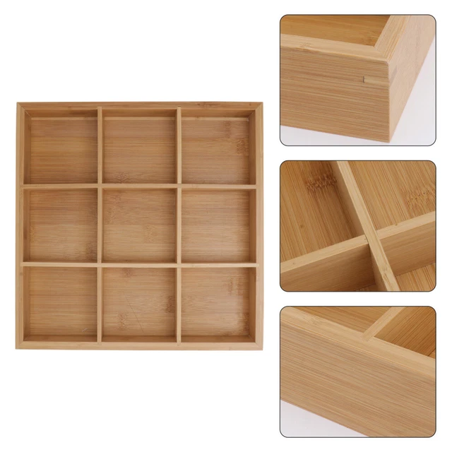 1 pieza Tablet Dividida Tabletop Tabletts Nueve Rejillas Placa