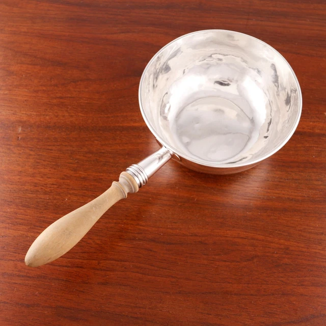 Benjamin Smith Iii Georgian Sterling Brandy Warmer / Sauce Boat Pipkin 1819