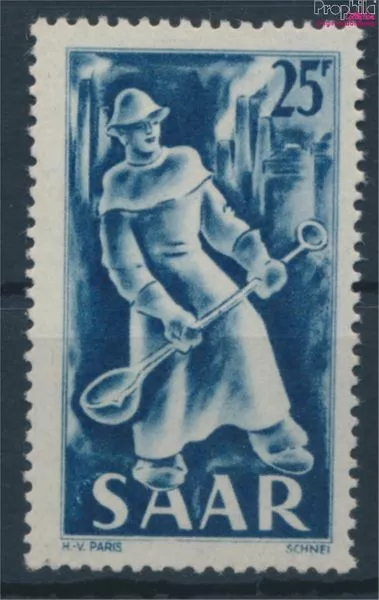 Briefmarken Saarland 1949 Mi 284 postfrisch (10214044