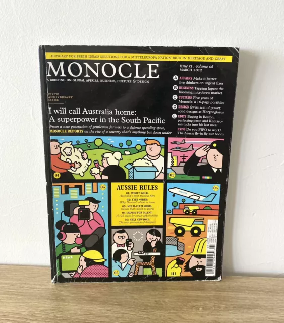 Monocle Magazine Issue 51, Volume 06, March 2012 Fifth Anniversary Issue