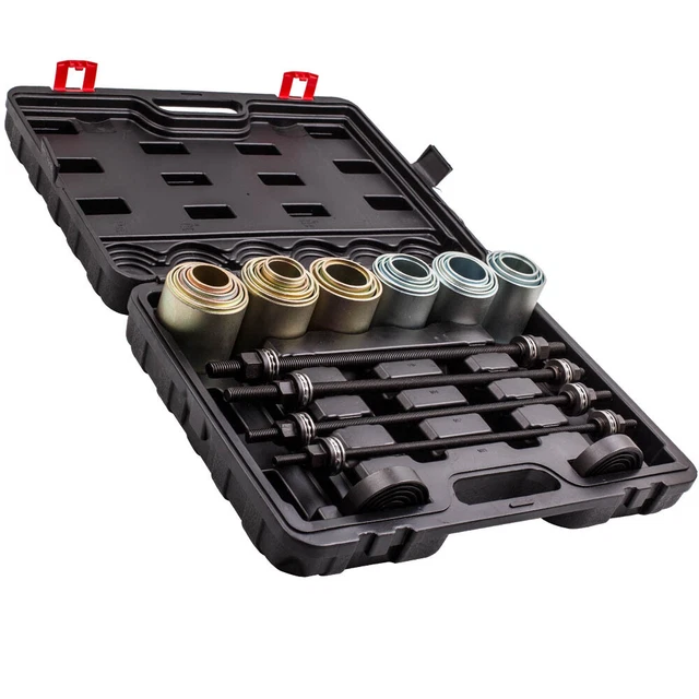 Cuscinetto ruota boccole in gomma estrattore set 26 pezzi strumento smontaggio cambio montaggio EU