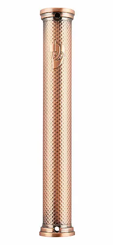 Copper Filigree Mezuzah Case for Door  - Jewish Home Gift - Judaica