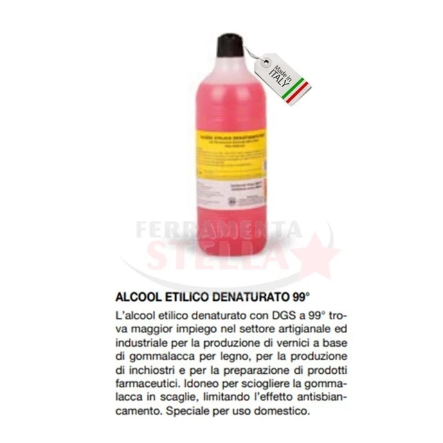 12PZ ALCOOL ETILICO DENATURATO 90% Lt. 1 - Foto 5
