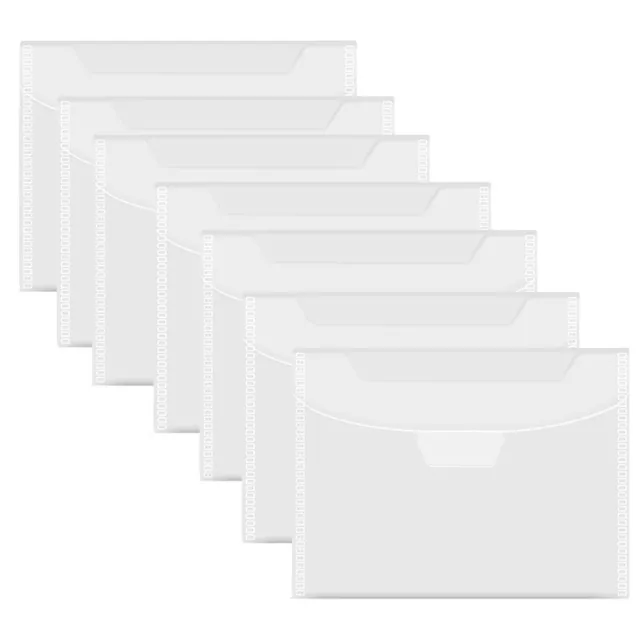 20 Pcs Clear Stamp and Die Storage Bag Resealable Storage   Envelope Case4982