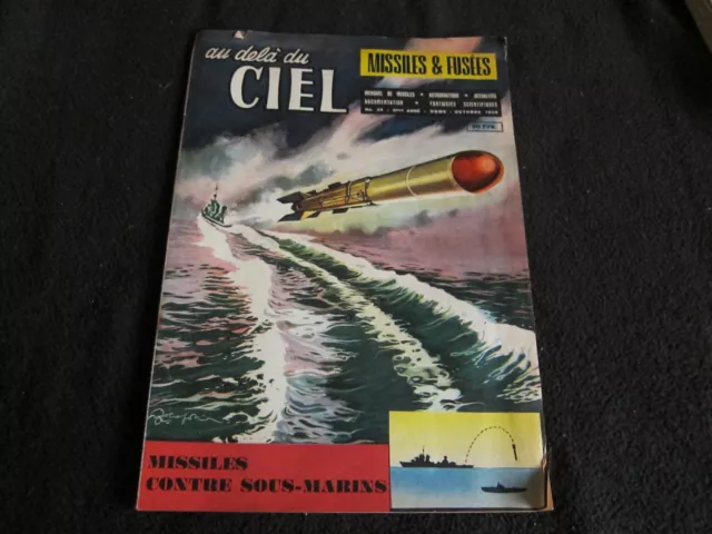 au delà du ciel - revue (SF /aéronautique) n° 24 - WELLS/WYNDHAM  - 1958