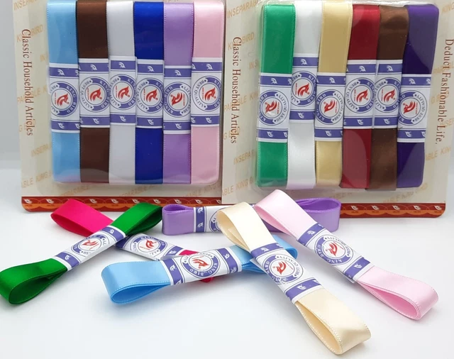 Ribbons Sewing Ribbon Craft Gift Wrapping Ribbon Card Making Hairbow Clip Ribbon