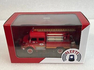 Minichamps 1/43 439 031070 Mercedes benz pompier 1113 aerial Ladder 1966 - Collection