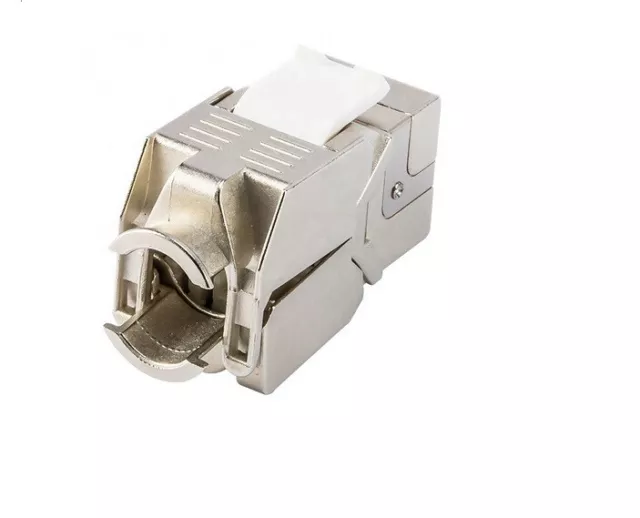 Keystone Jack Modul Cat.6a RJ45 STP werkzeuglos Netzwerk Adapter LAN KOMIB 3