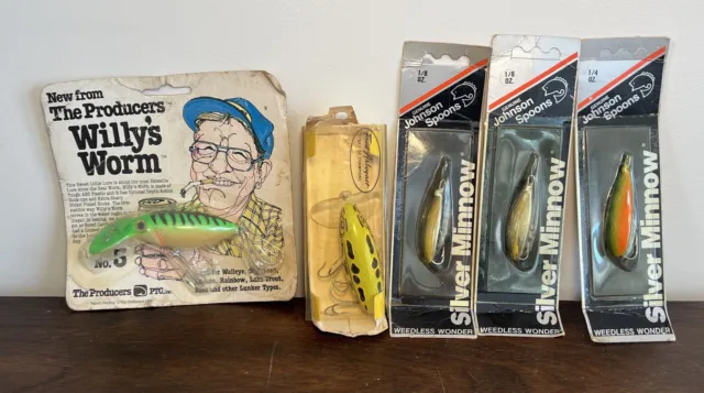 NOS VINTAGE FISHING Worm Lures $65.00 - PicClick