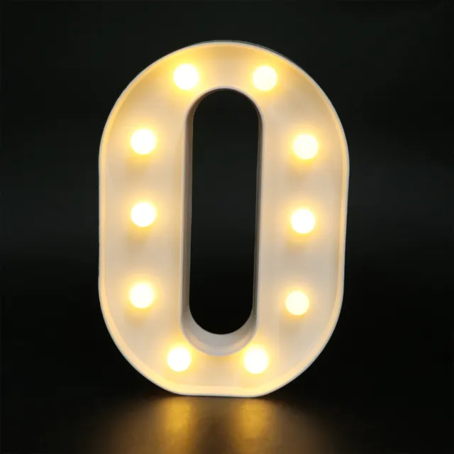LED-Nummernlampe Geführtes Nummernzeichen LED-Zahlenlichter Das Schild