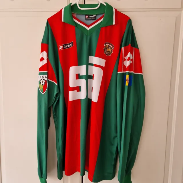 CS Maritimo Player Shirt Camisola 2001 "Eusebio", longsleeve