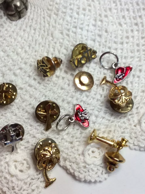 Vintage Estate Jewellery- Mixed Jewellery Gold Brooch/pin Bulk Lot Resell 2