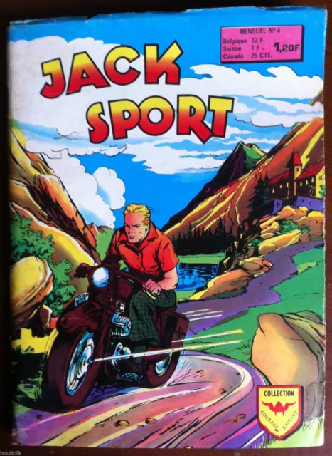 c)BD Petit Format Guerre; JACK SPORT n°4 Année 1975 Ed. Arédit