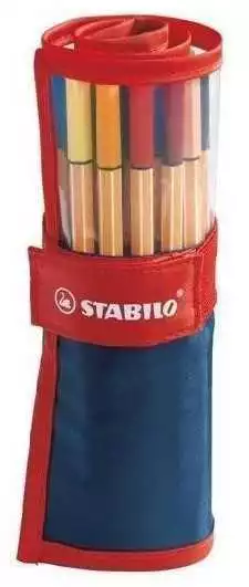 Stabilo ®  point88 Faserschreiber fineliner 25er EtuiSet blau, dezent, Profi