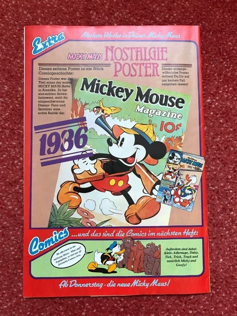 Walt Disneys Micky Maus Heft Nr. 10 vom 01.03.1986, mit Extra Schlüsselanhänger 2