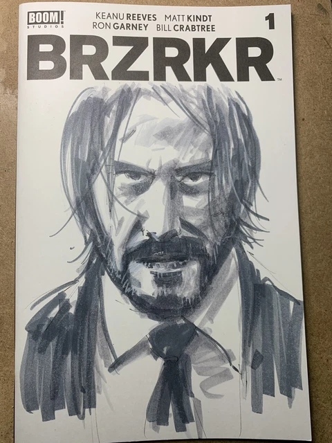 brzrkr 1 original sketch cover variant keanu reeves
