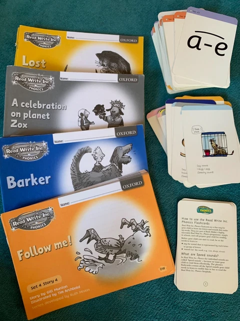 READ WRITE INC phonics bundle books flashcards £8.50 - PicClick UK