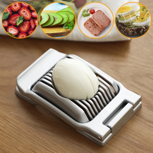 EGG SLICER HEAVY Duty Aluminium Alloy Egg Slicer Cutter for Hard Boiled
