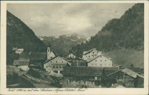 Ansichtskarte Vent mit den Stubaier Alpen Oetztal Tirol  (Nr.902)