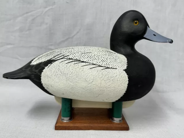 Excellent Bluebill Drake Duck Decoy -Roe Duc-Man Terry - Chincoteague VA -Signed