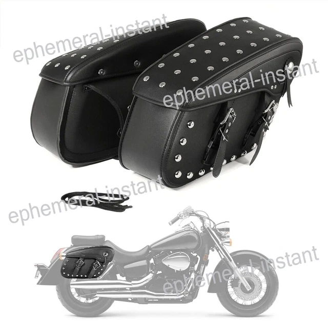 CLASSIC SIDE SADDLE Bags Luggage For Kawasaki Vulcan VN 500 800 900