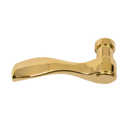 Andersen Newbury Style Lever Handle (Left Hand) in Bright Brass