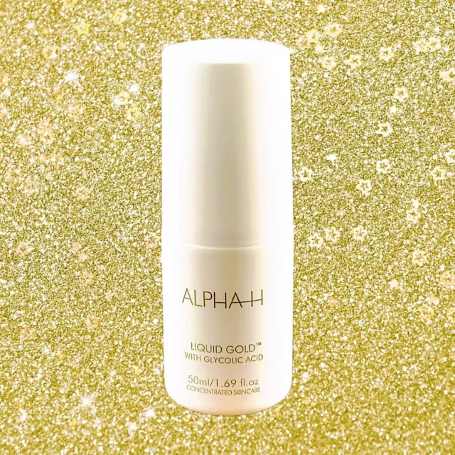 Alpha H oro líquido ácido glicólico 50 ml exfoliación nocturna acné arrugas brillo