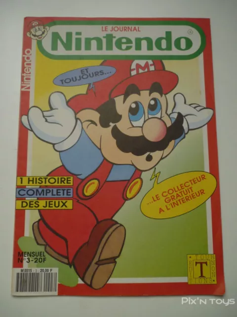 Magazine Le Journal Nintendo N°3 - Editions Tournon 1992