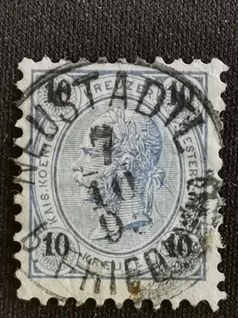 1890 Österreich MiNr 54ax YT 50 SG 83 Gestempelt