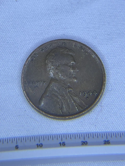 1944-S Lincoln Wheat Penny Cent - Choice BU (red) - Better Date! #218P