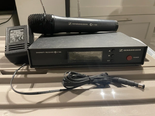Micro Sennheiser ew100 + Récepteur EM100 (630 - 662 Mhz / France)