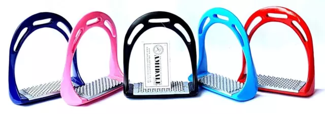 Amidale Aluminium Jinn Stirrups Horse Riding Equestrian Light Weight 6 Colors 2