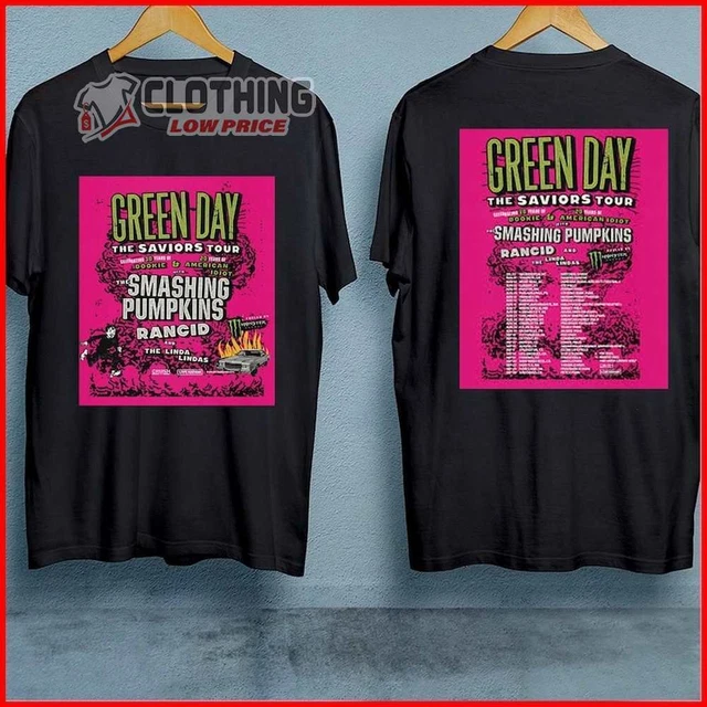 GREEN DAY THE Saviors 2024 Tour Merch, The Smashing Pumkins Rancid