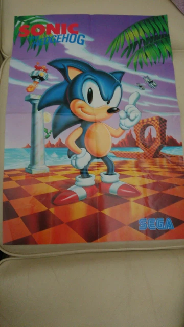 Sonic The Hedgehog Original Sega Megadrive 11 Poster