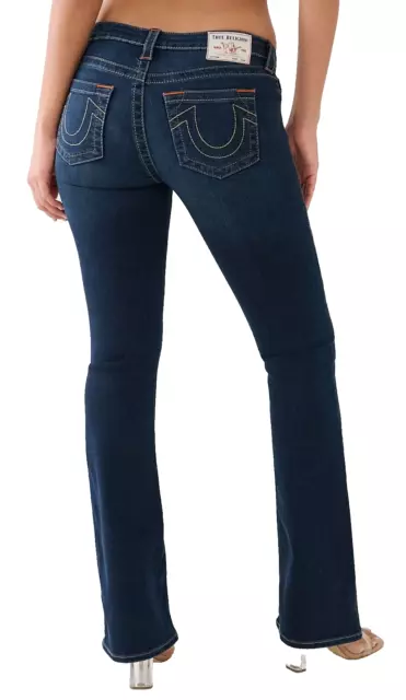 True Religion Becca Mid Rise Bootcut Indigo Jeans Women Size 26