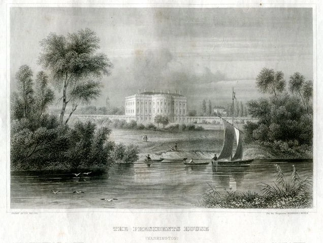 The Presidents House, Washington - Stahlstich 213715