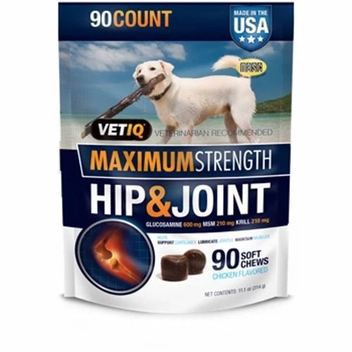 Máximo Fuerza Hip & Junta para Perros 90 Suave Masticables