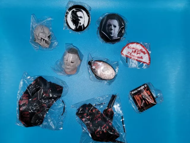 NECA Complete Set of 9 Halloween II Capsule Collectibles Michael Myers